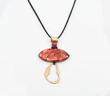 Sosote Tagua and Silver Necklace